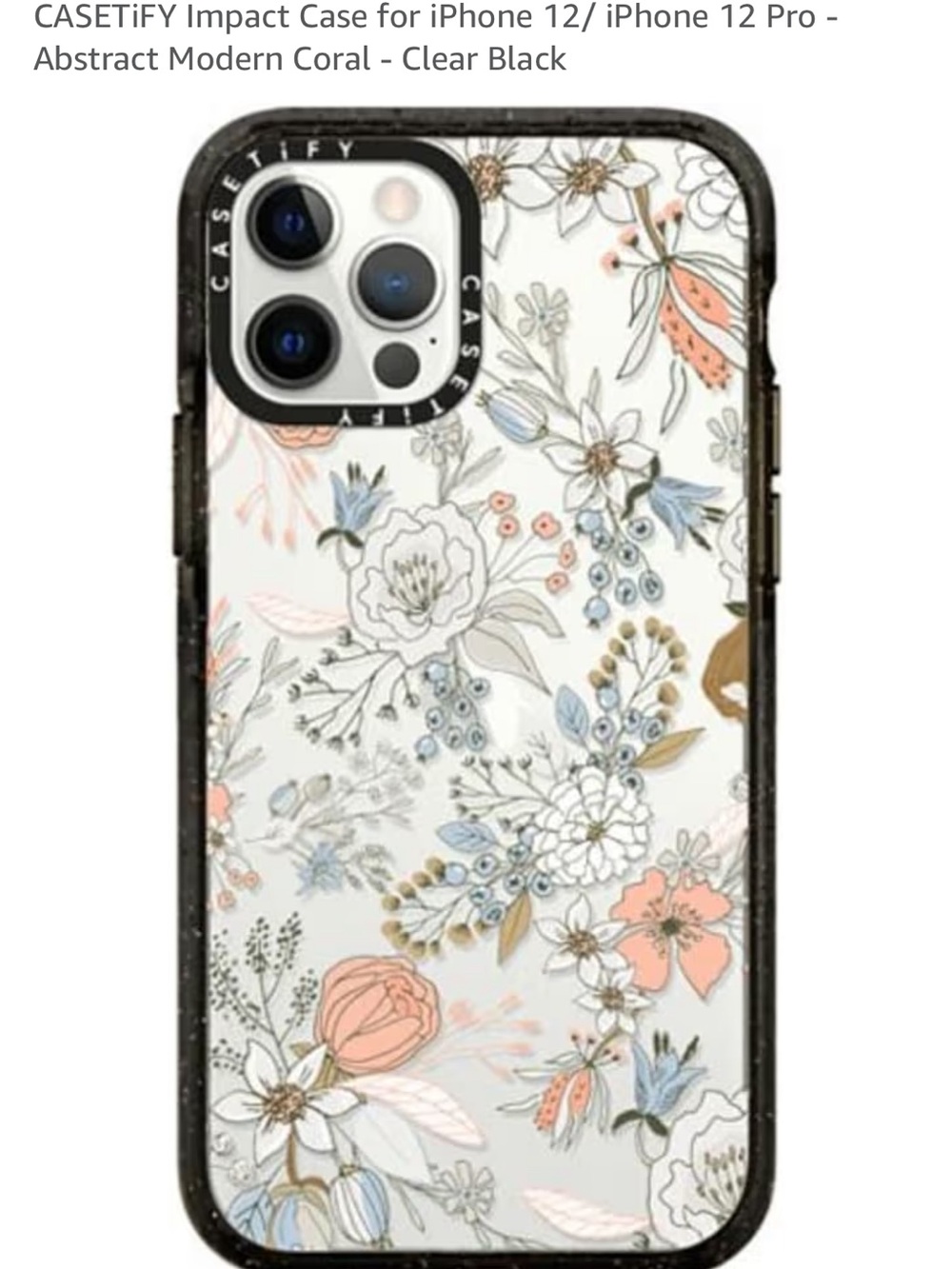 Casetify iPhone floral case